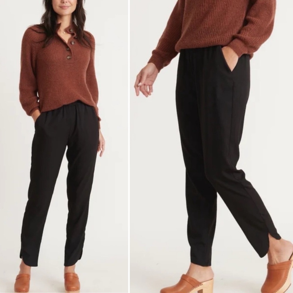 Marine Layer Black Alison Pant Size S